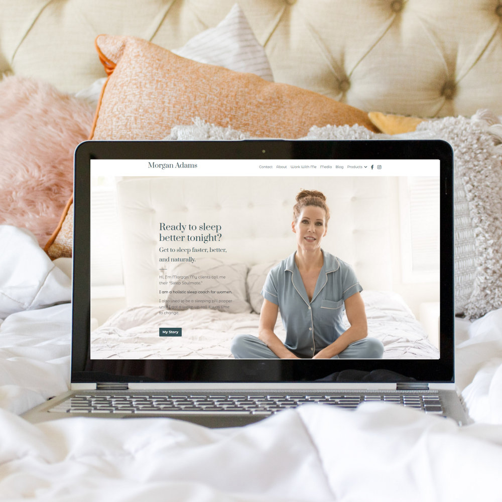 Morgan Adams Wellness Web Design